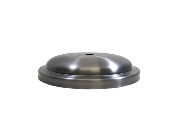 CANOPY/BACKPLATE DOMED 5 1/4" X 1" 13/32" C.H. 20 GA CRS