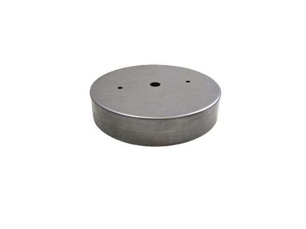 CANOPY/BACKPLATE 5" X 1" 13/32" C.H. W/2 HOLES 3/16" 2 3/4" C-C 20 GA CRS