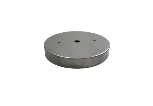 CANOPY/BACKPLATE 5" X 3/4" 13/32" C.H. W/2 HOLES 3/16 2 3/4" C-C 20 GA CRS