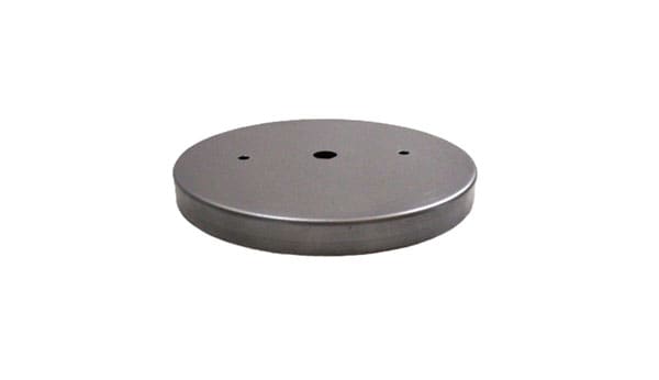 CANOPY/BACKPLATE 5" X 1/2" 13/32" C.H. W/2 HOLES 3/16" 2 3/4" C-C 20 GA CRS