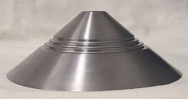 Medium 3 Step Cone 1 3/8“ X11” X 4“ 20 GA CRS .406” Center Hole