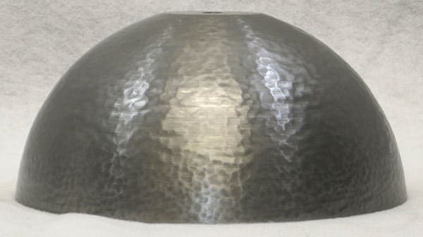 HAMMERED BOWL 2" X 8.1" X 7.87" 20 GA CRS 13/32" C.H. 2" FLAT